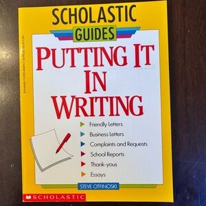 Scholastic Guides: Putting It In Writing Reference Book - paperback Ages 9-12